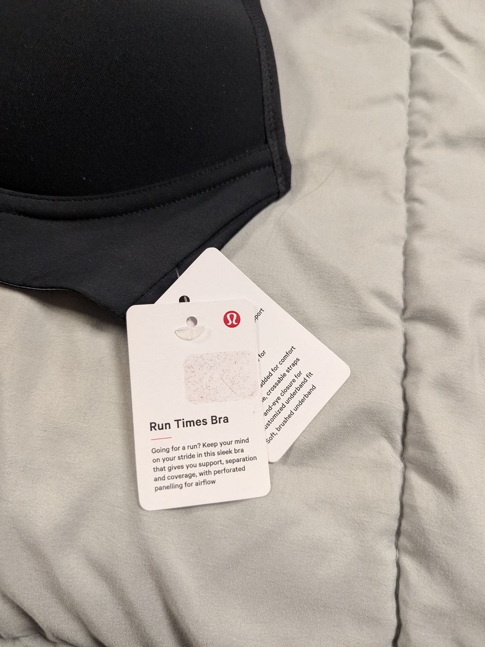 lululemon athletica Run Times Bra - Black
